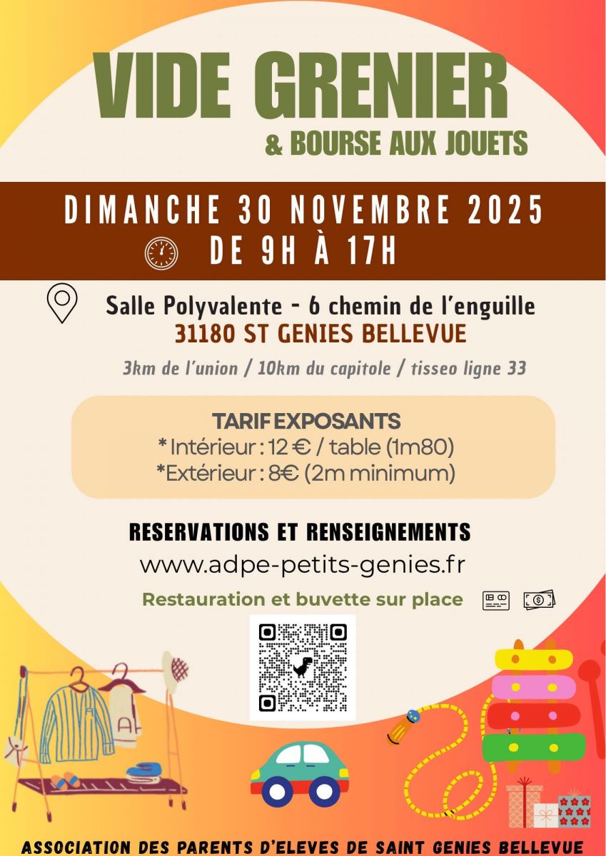 Vide Grenier et Bourse aux Jouets