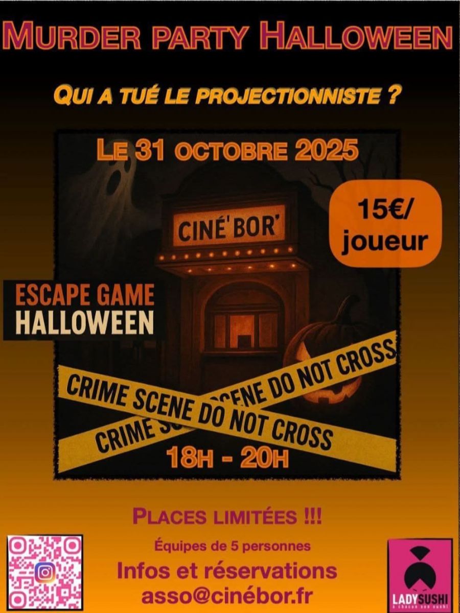 MURDER PARTY HALLOWEEN 2025