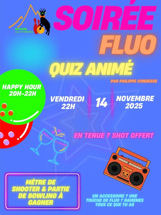 SOIRÉE FLUO -QUIZ ANIMÉ