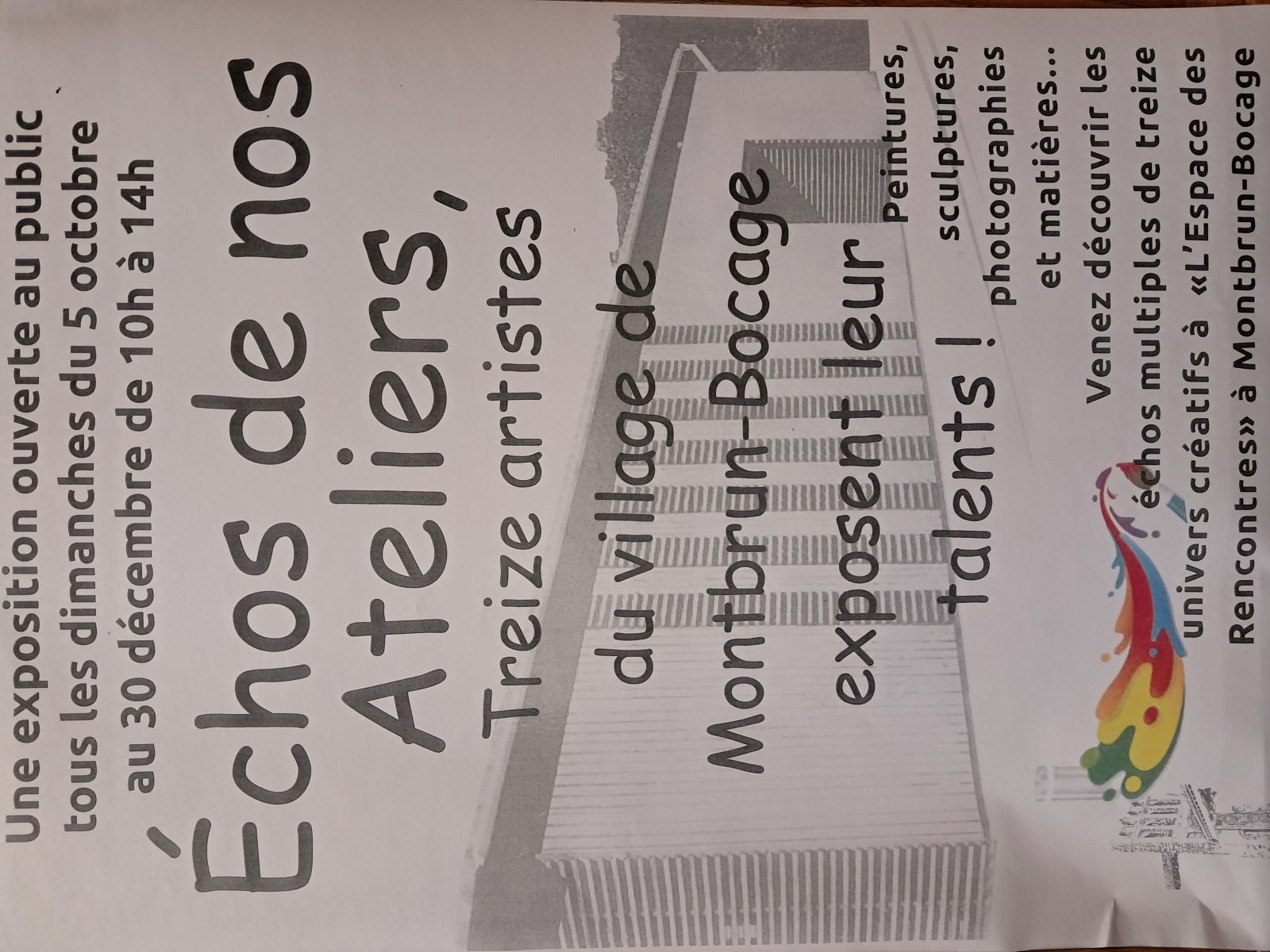 EXPOSITION "ÉCHOS DE NOS ATELIERS"