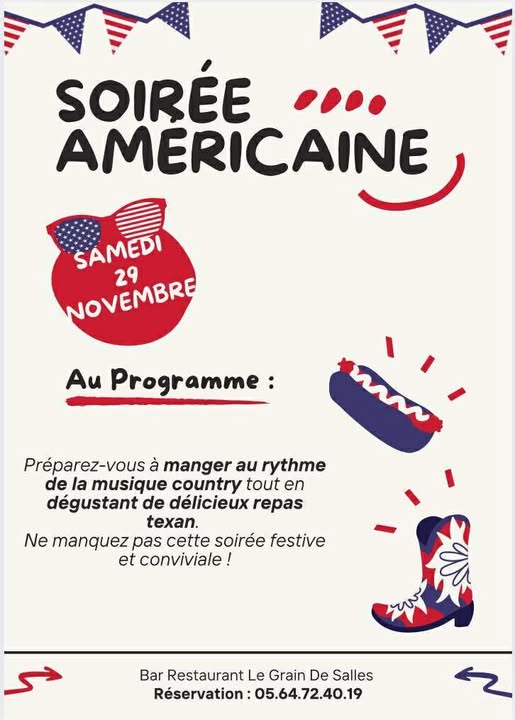 SOIRÉE AMÉRICAINE