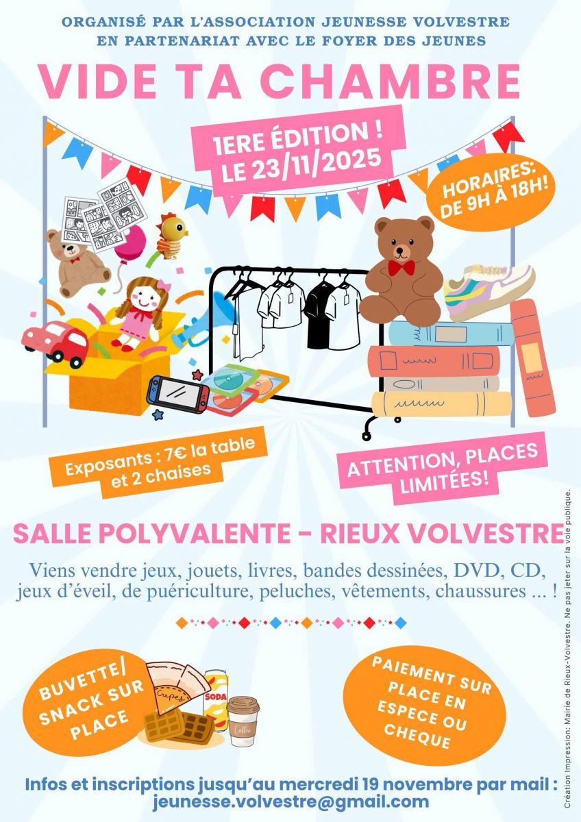 VIDE TA CHAMBRE - 1ÈRE ÉDITION