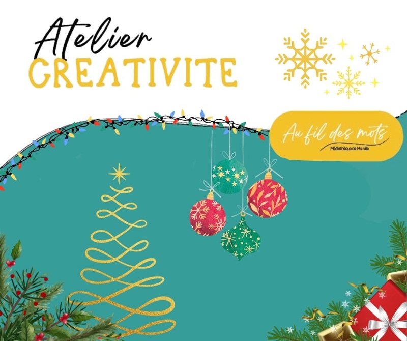 ATELIER CRÉATIF : DE NOËL (ENFANTS)