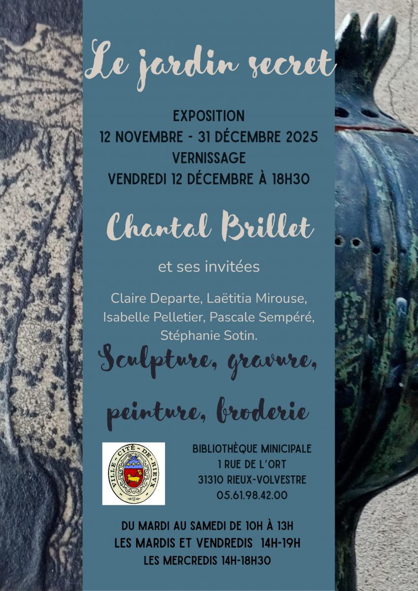 EXPOSITION : LE JARDIN SECRET...SE CRÉÉE