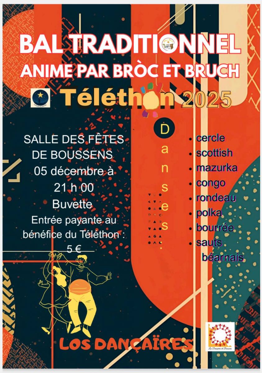 BAL TRADITIONNEL - TELETHON DE BOUSSENS
