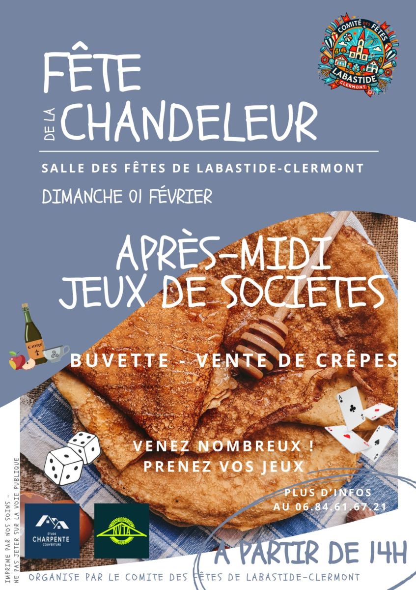 APRÈS-MIDI JEUX DE SOCIETES & FÊTE DE LA CHAND ...