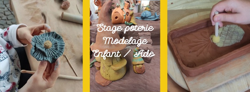 STAGE POTERIE ENFANT ET ADOS
