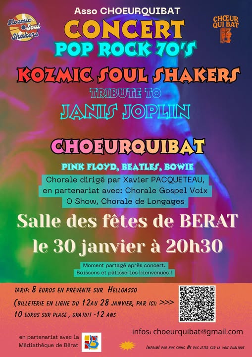 « CONCERT POP ROCK 70'S – TRIBUTE TO JANIS JOP ...