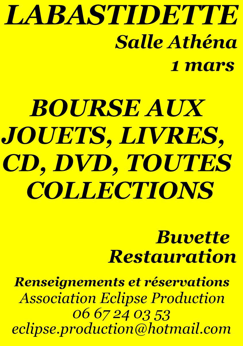 BOURSE AUX JOUETS