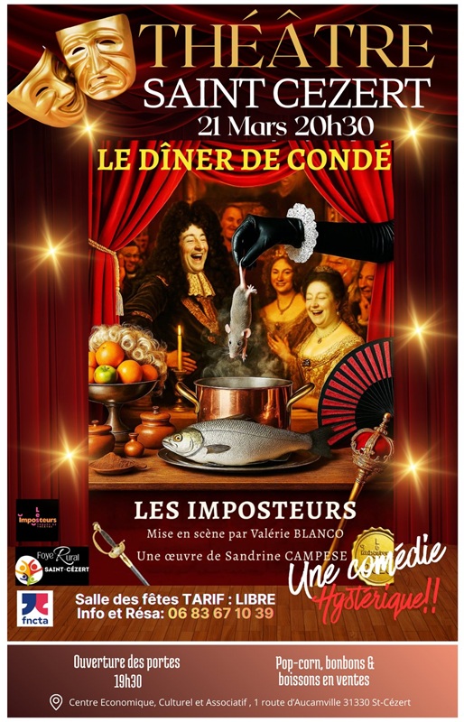 SOIRÉE THÉÂTRE : LES IMPOSTEURS !