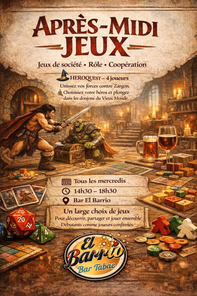 APRÈS-MIDI JEUX DE SO ... - Crédit: APREM JEUX - EL BARRIO - CAZERES
