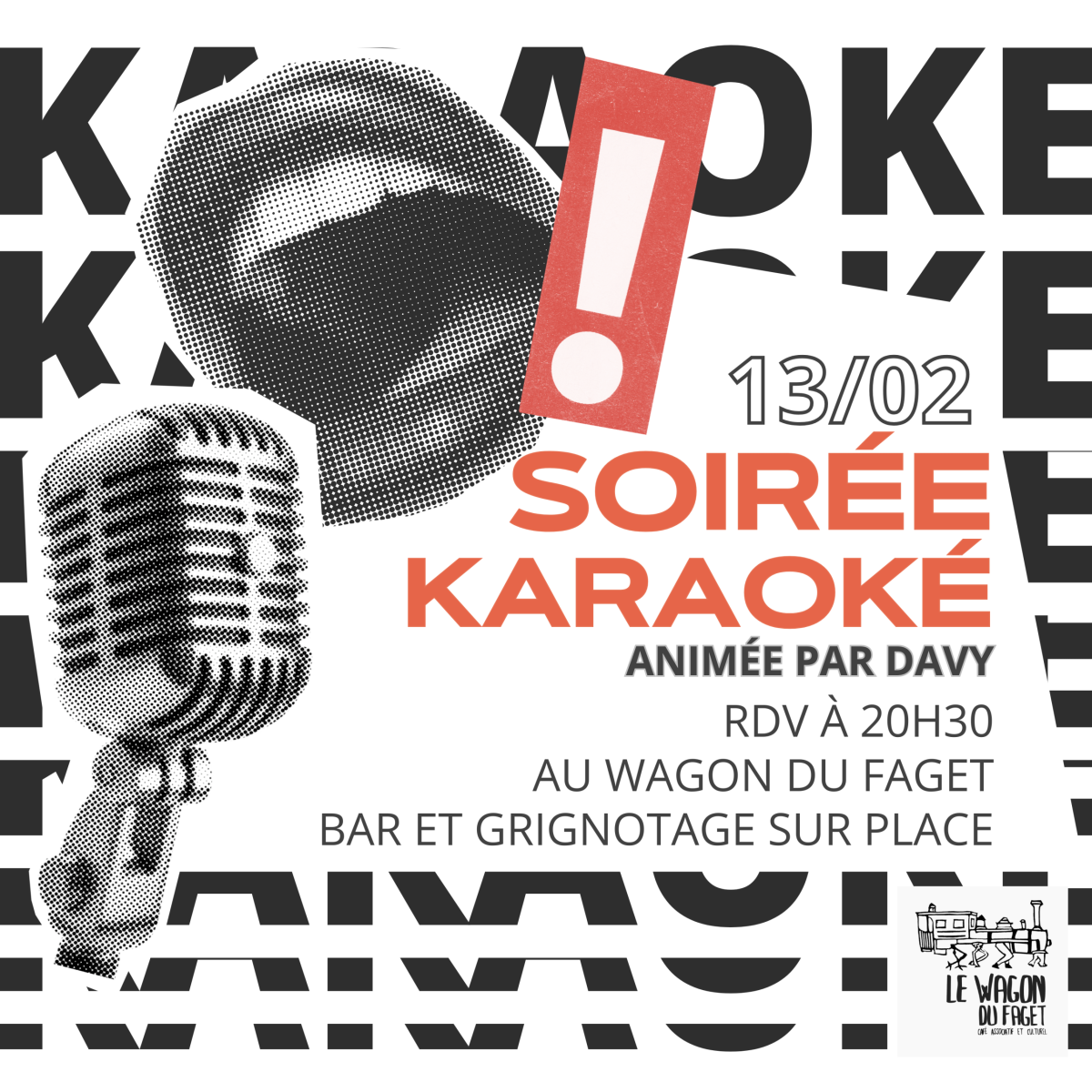 SOIREE KARAOKE LE WAGON DU FAGET