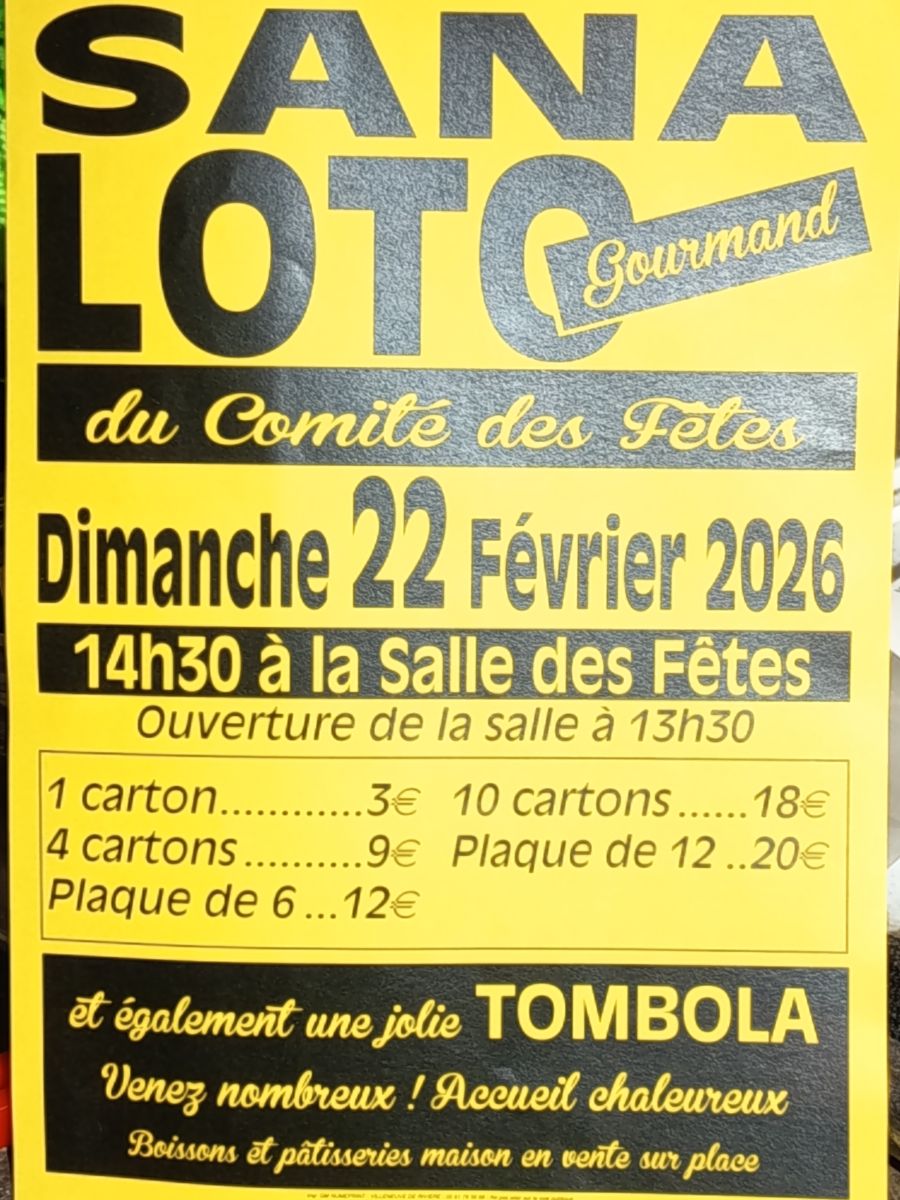 LOTO GOURMAND DE SANA (31220)