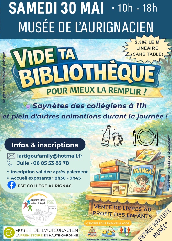 Vide ta bibliothèque....pour mieux la remplir !