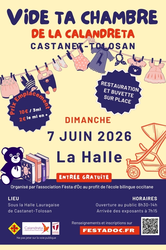 Le Vide Ta Chambre de la Calandreta Castanet