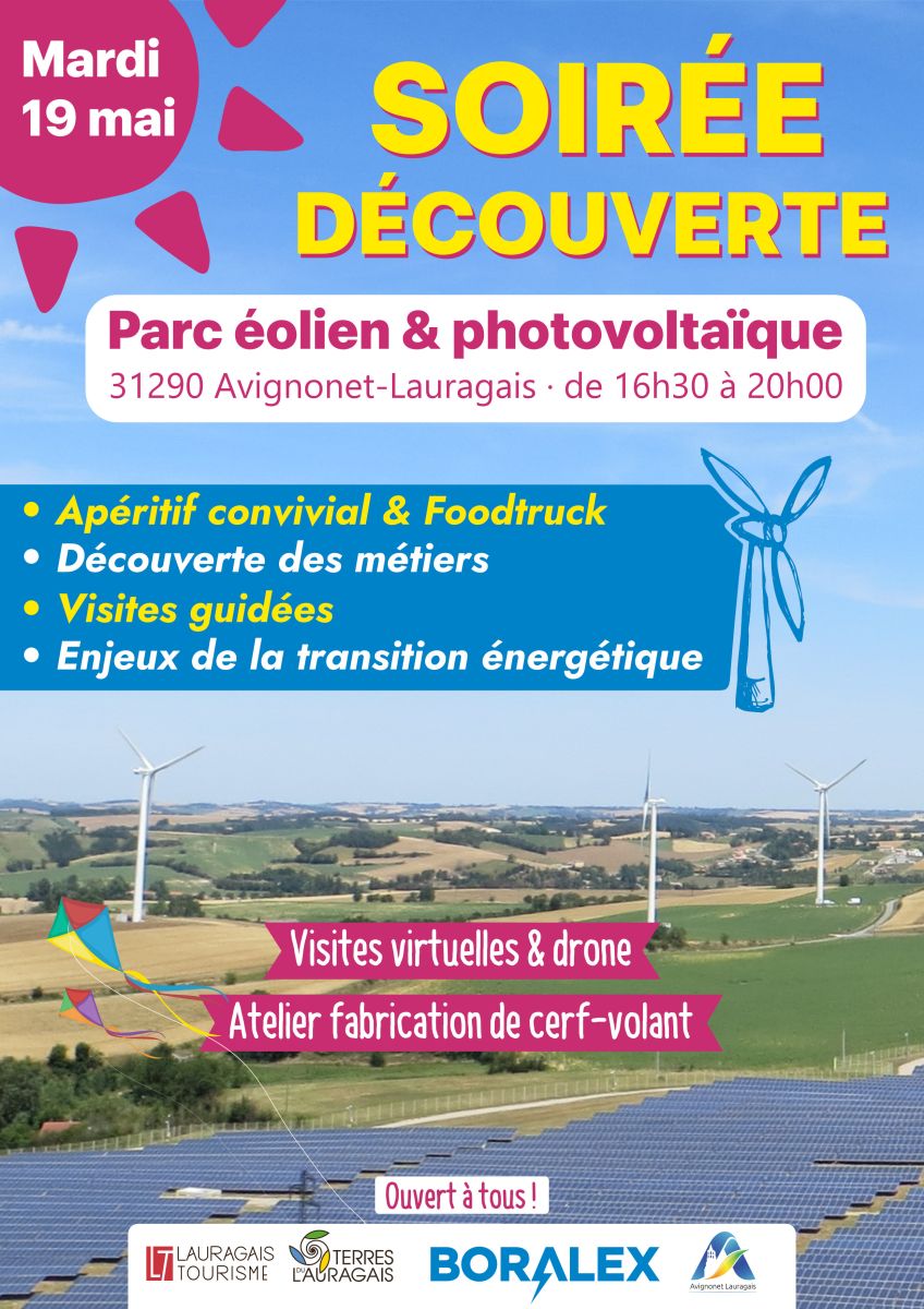 SOIRÉE DÉCOUVERTE DU PARC ÉOLIEN ET PHOTOVOLTAÏQUE