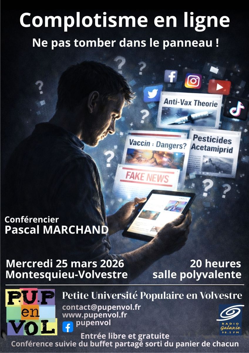 CONFÉRENCE : COMPLOTISME EN LIGNE, NE PAS TOMB ...