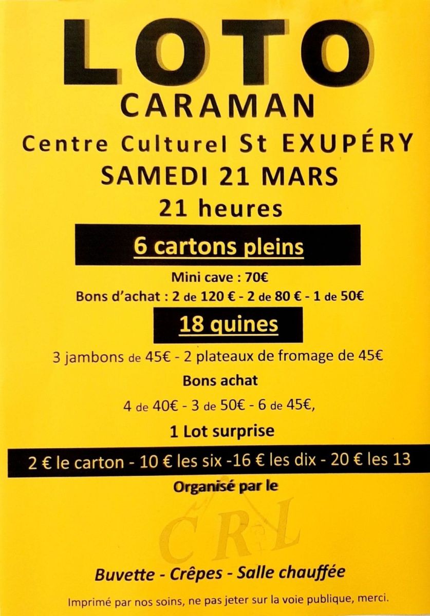 LOTO À CARAMAN