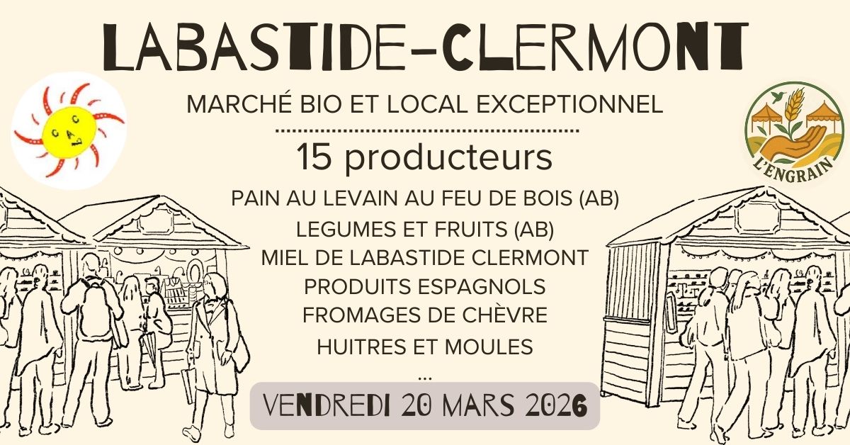MARCHÉ BIO ET LOCAL EXCEPTIONNEL