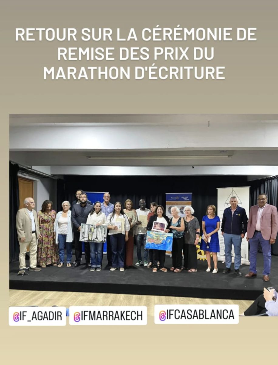 MARATHON D'ECRITURE FRANCE- MAROC