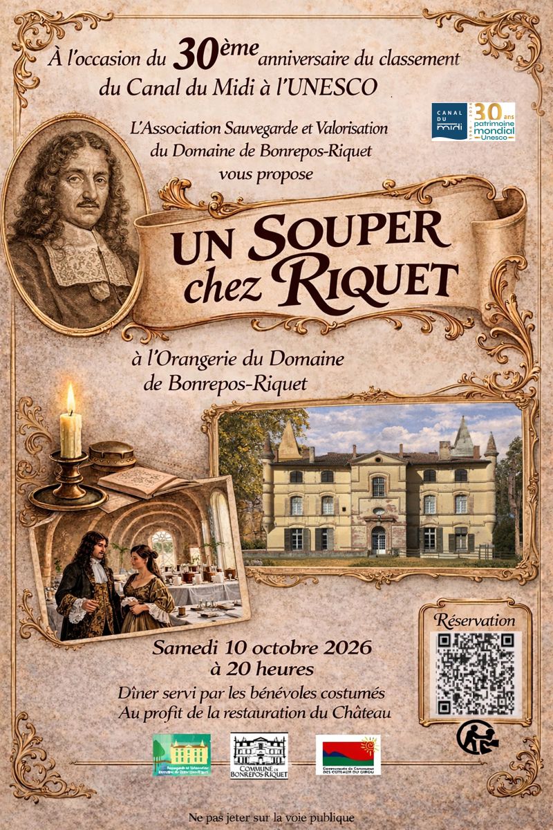 UN SOUPER CHEZ RIQUET - 30 ANS UNESCO-CANAL DU ...