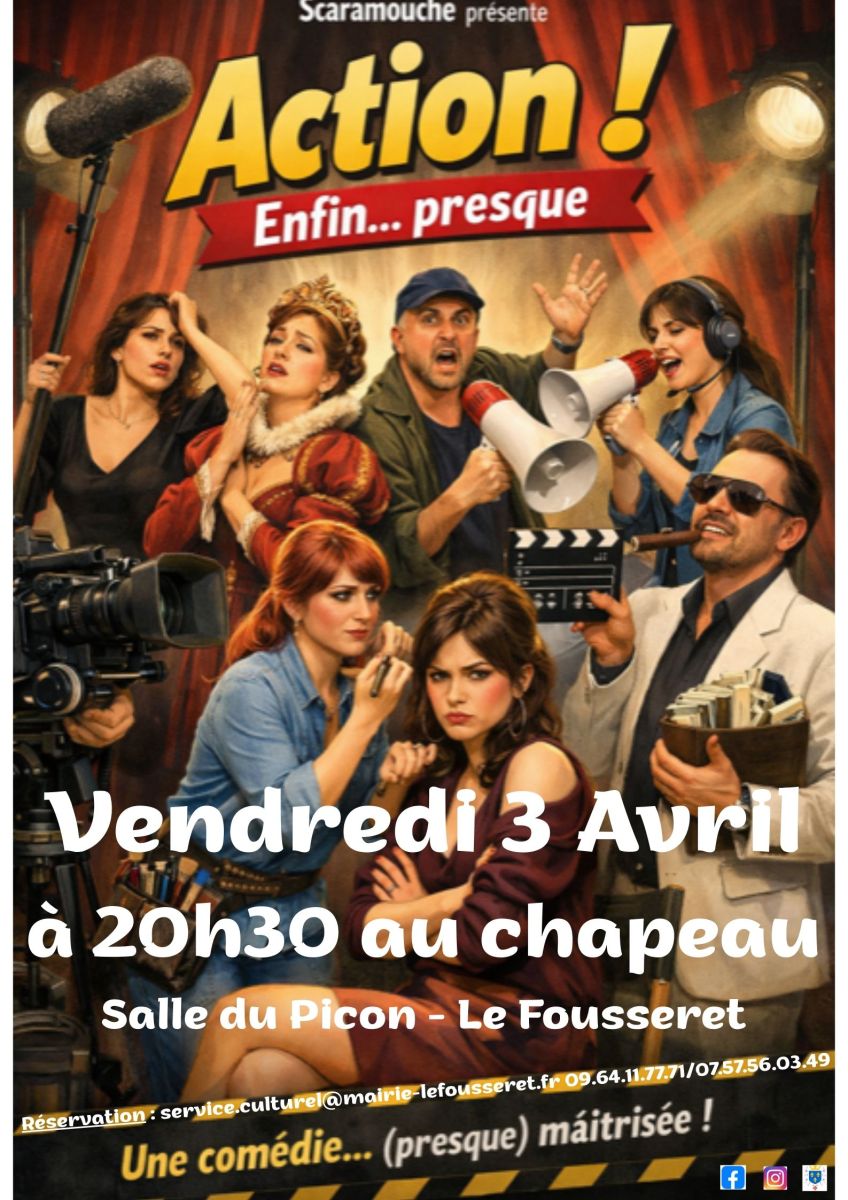 THÉÂTRE "ACTION! ENFIN...PRESQUE." AVEC LA CIE ...