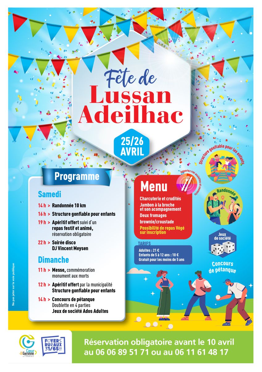 FETE DE LUSSAN ADEILHAC