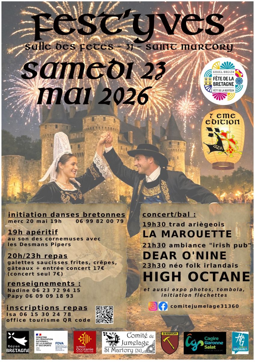 Fest'Yves 2026 : Samedi 23 Mai 2026 Saint Mart ...