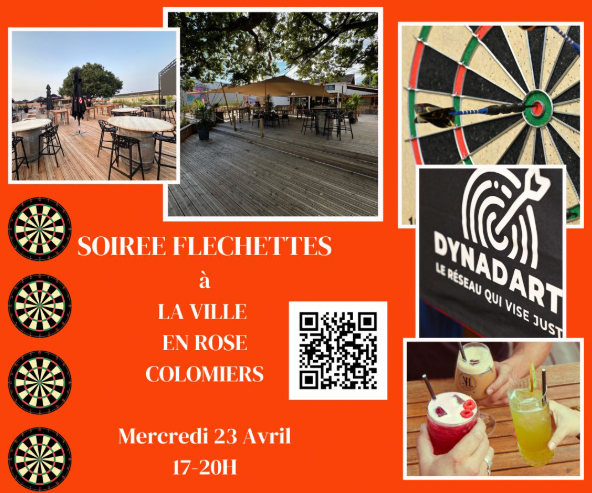 Soirée Fléchettes DYNADARTS à LA VILLE EN ROSE ...
