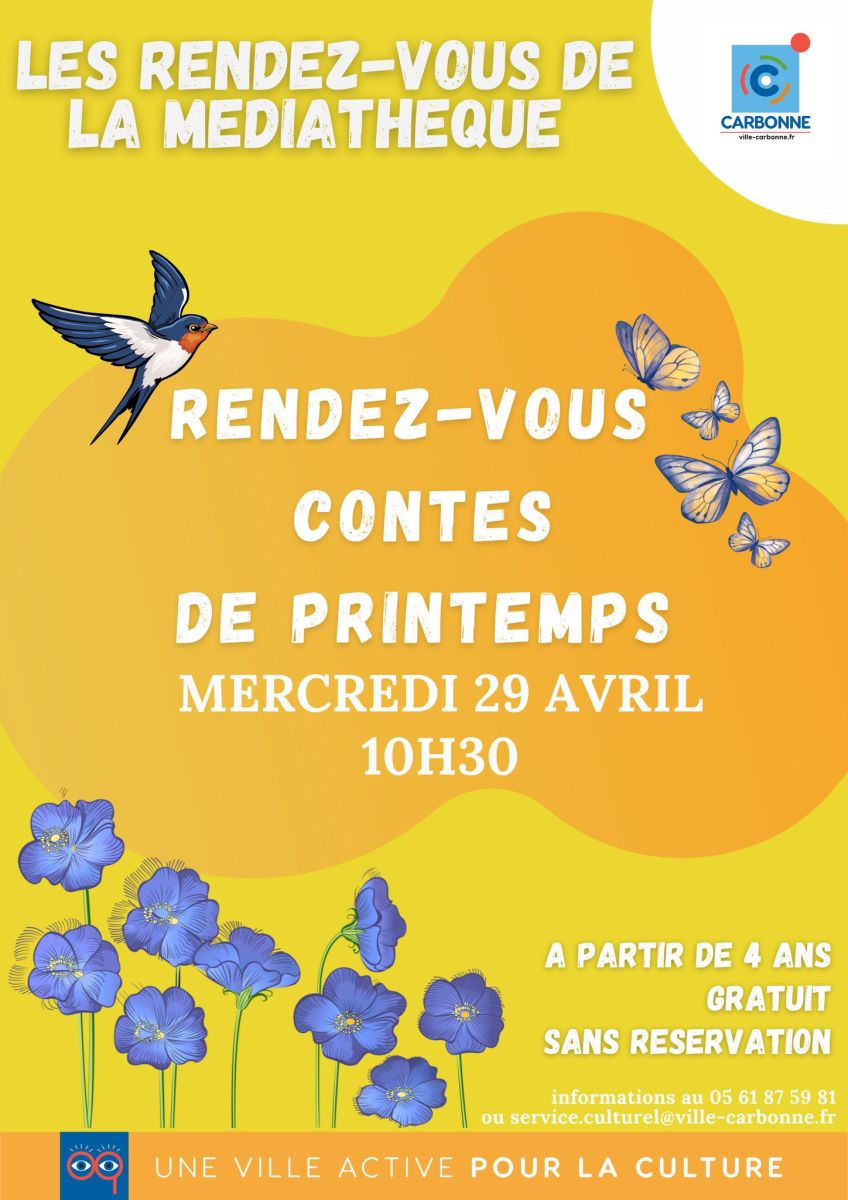 RENDEZ-VOUS CONTES DE PRINTEMPS