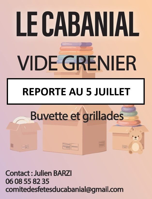 VIDE GRENIER AU CABANIAL