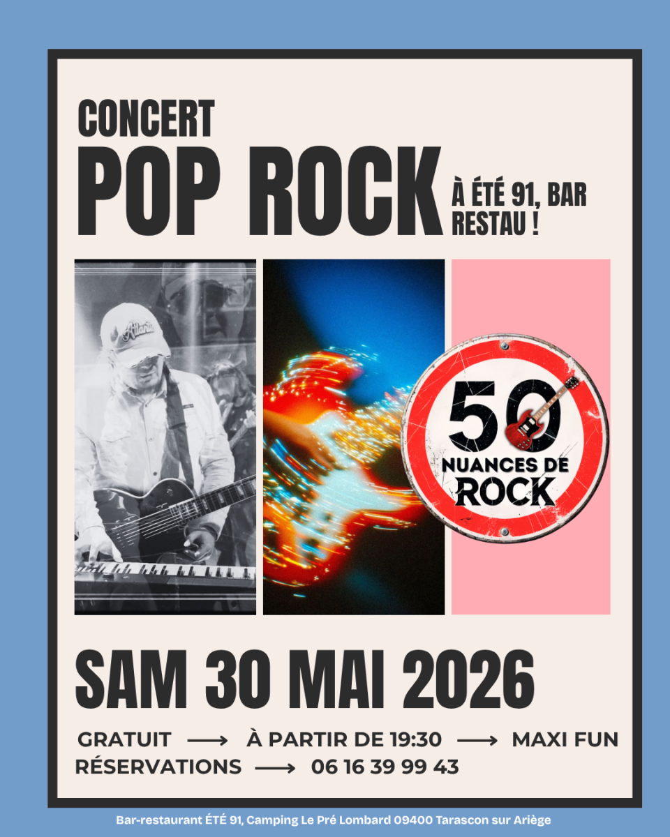Concert Rock Gratuit - 50 Nuances de Rock