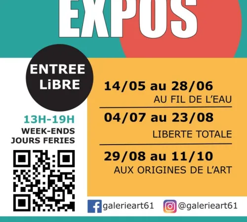 EXPOSITION "AUX ORIGINES DE L'ART" À LA GALERIE ART61