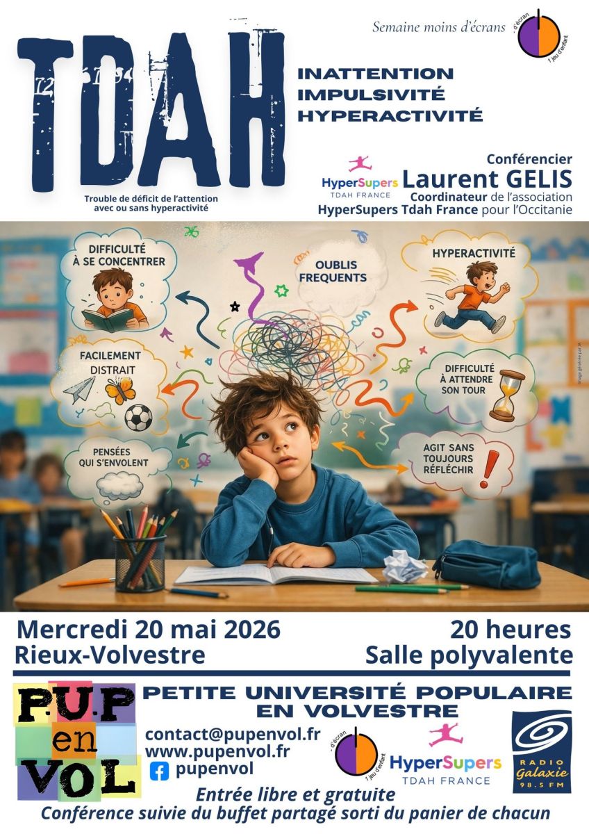 CONFÉRENCE : TDAH