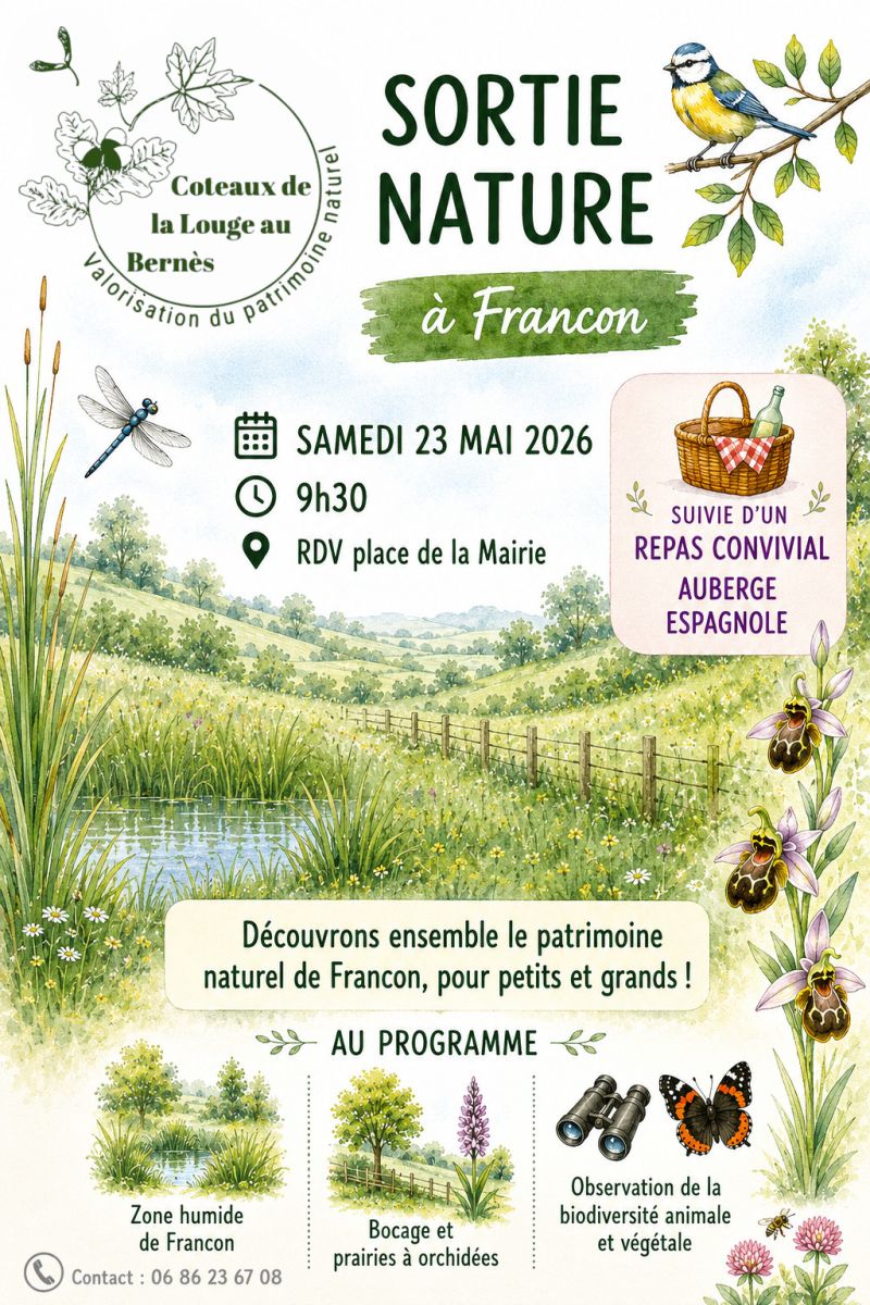 SORTIE NATURE À FRANCON ORGANISÉ PAR L'ASSOCIA ...