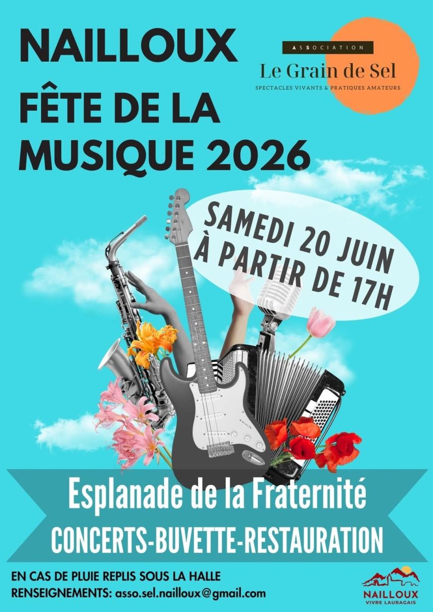 FÊTE DE LA MUSIQUE À NAILLOUX