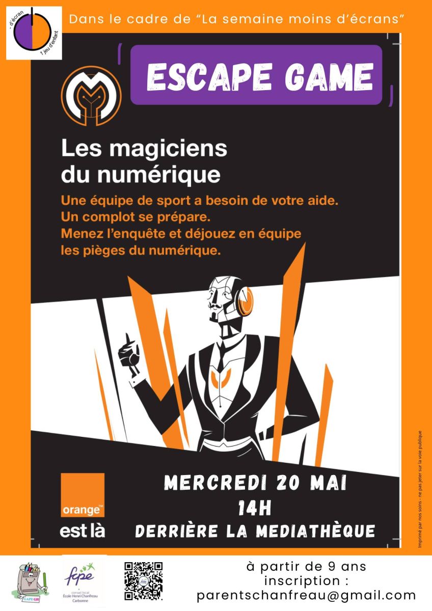 ESCAPE GAME : LES MAGICIENS DU NUMÉRIQUE