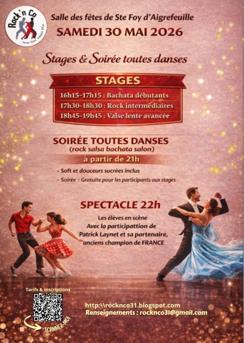 STAGE ET SOIRÉES TOUTES DANSES
