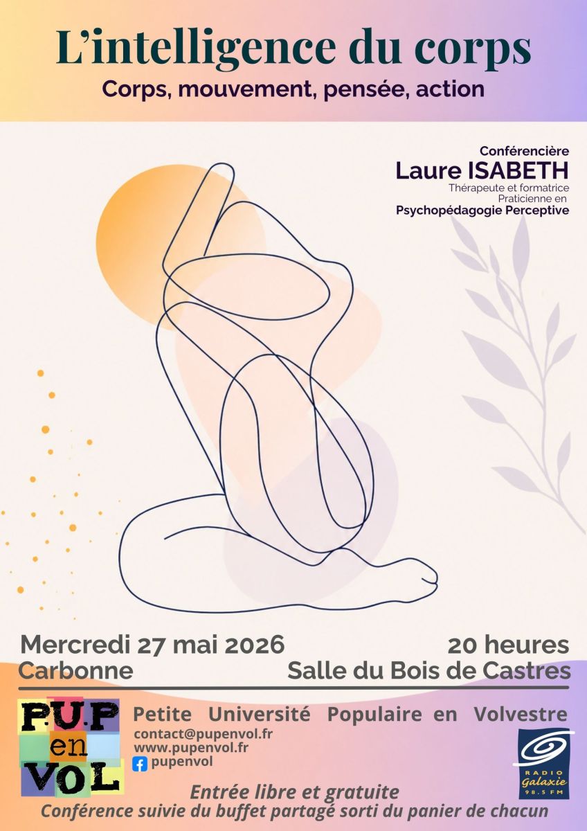 CONFÉRENCE : L'INTELLIGENDE DU CORPS