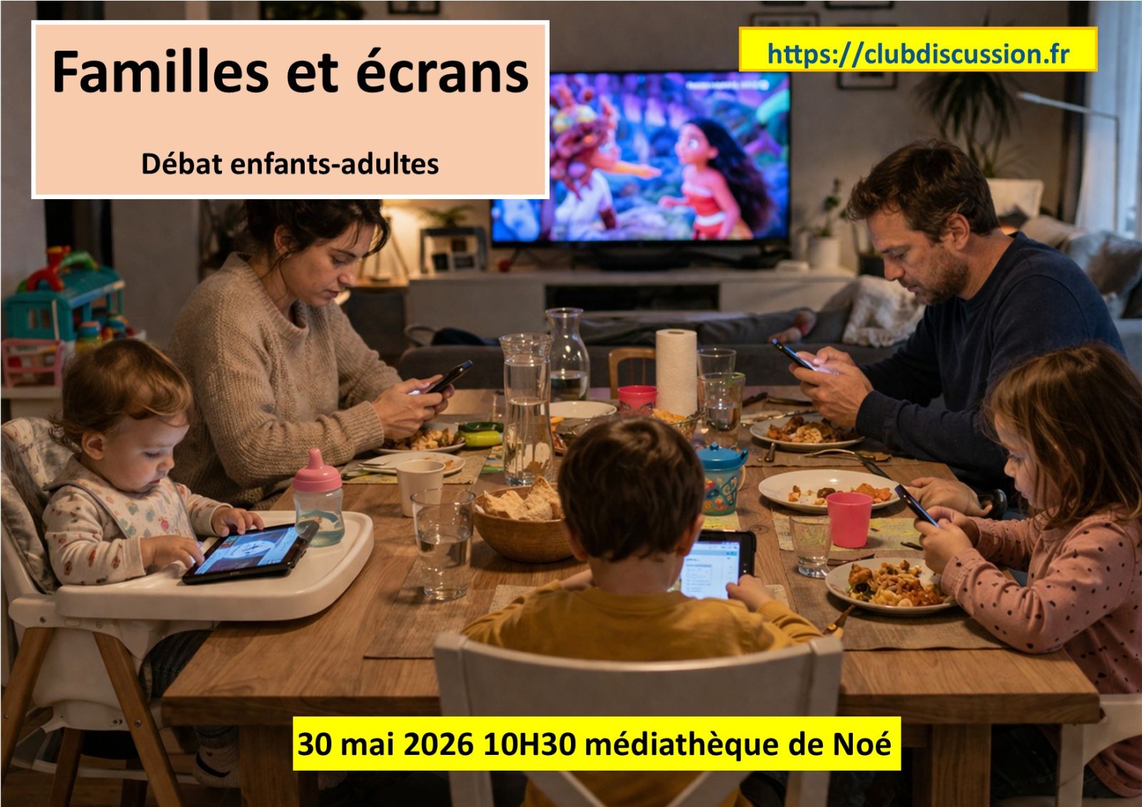 DÉBAT ENFANTS-ADULTES : FAMILLES ET ÉCRANS