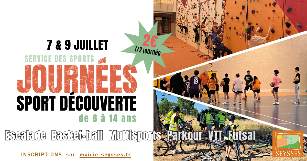 JOURNÉE SPORT DÉCOUVERTE VACANCES