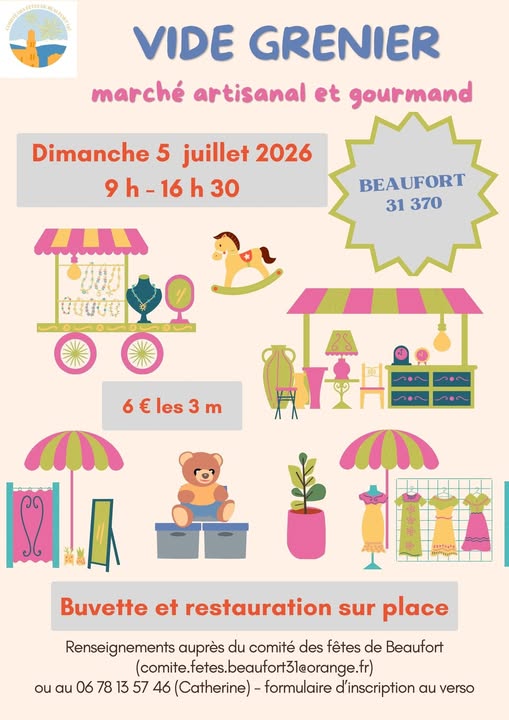 VIDE GRENIER MARCHÉ ARTISANAL ET GOURMAND