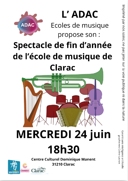 ADAC SPECTACLE MUSIQUE