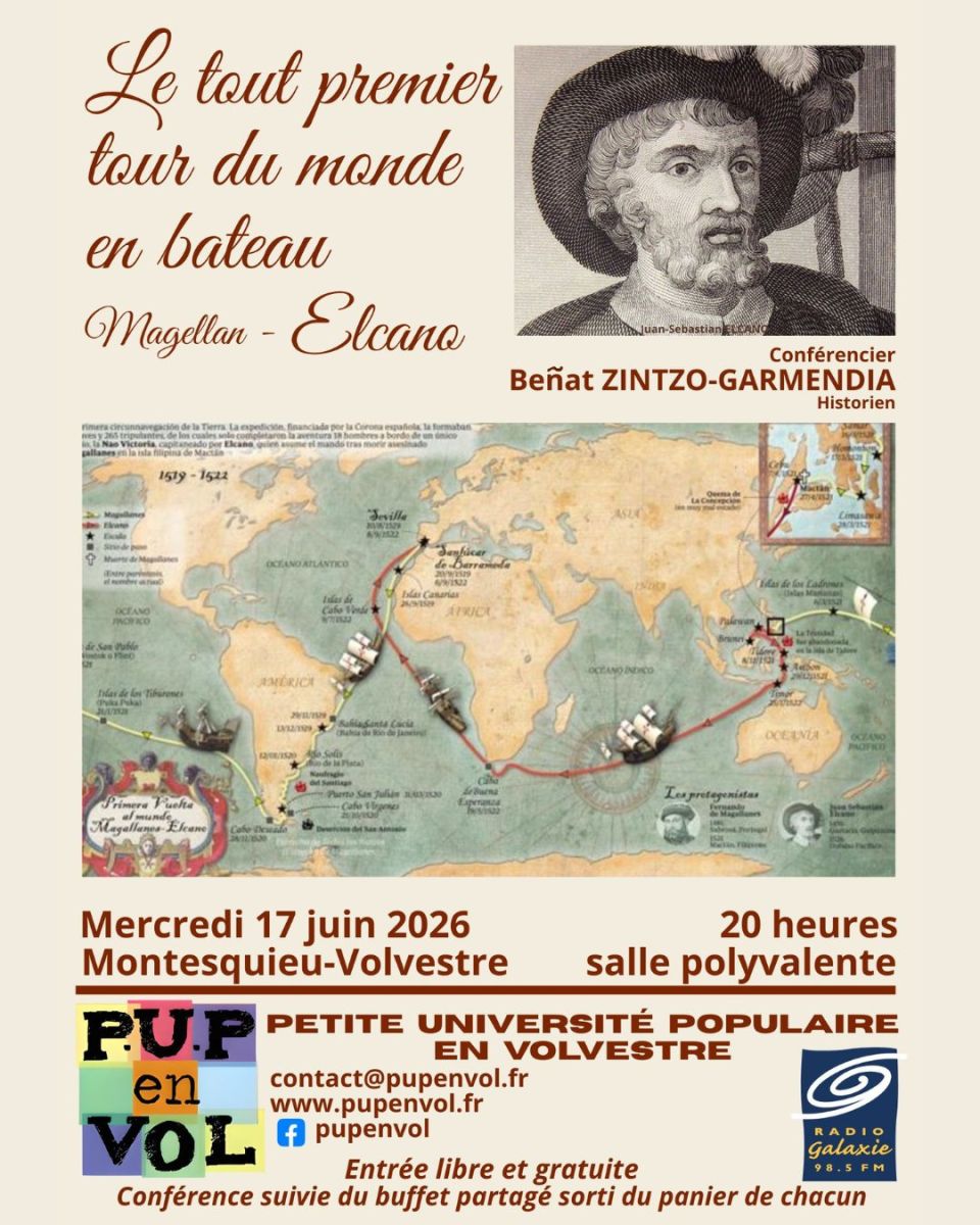 CONFÉRENCE : LE TOUT PREMIER TOUR DU MONDE EN  ...