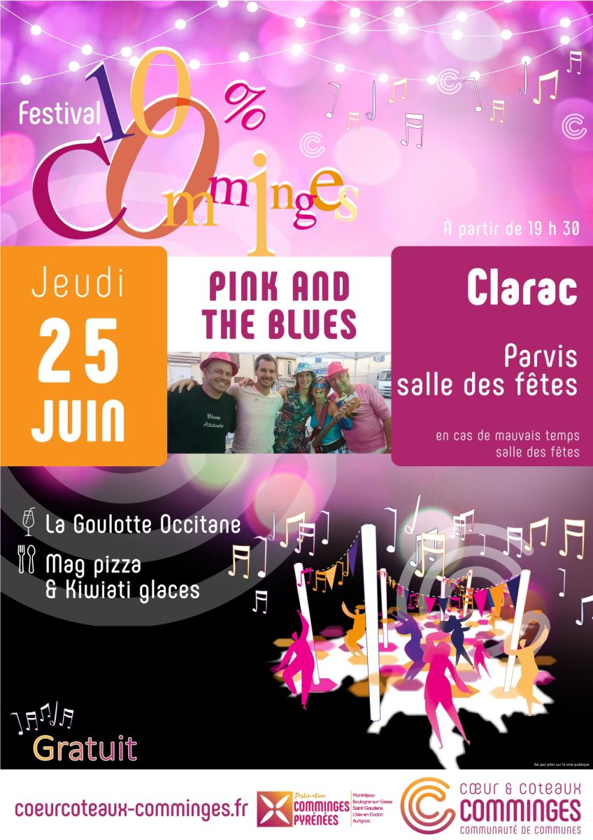 FESTIVAL 100% COMMINGES : PINK AND THE BLUES