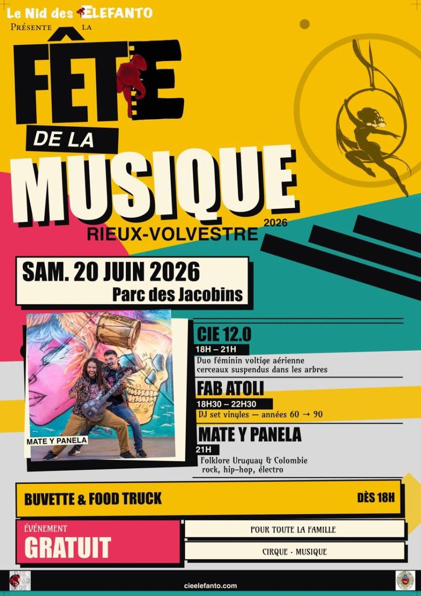 FÊTE DE LA MUSIQUE À RIEUX-VOLVESTRE