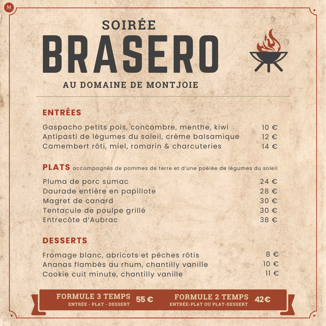 LE BRASERO FAIT SON GRAND RETOUR À MONTJOIE L❤️‍🔥