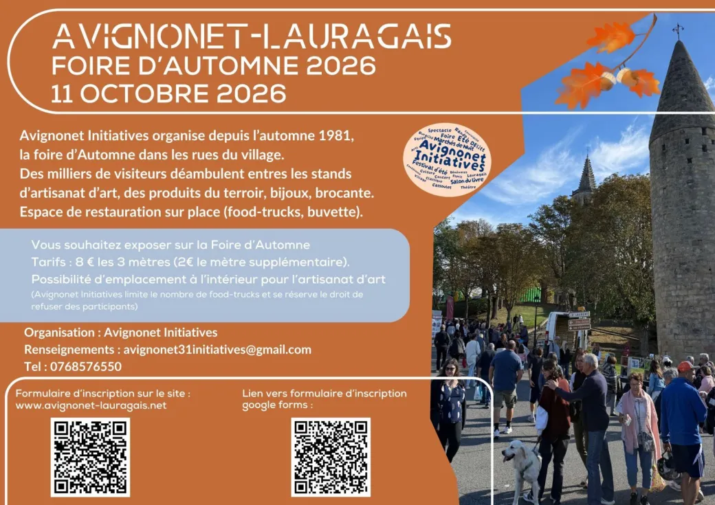 FOIRE D'AUTOMNE D'AVI ... - Crédit: Avignonet Initiatives