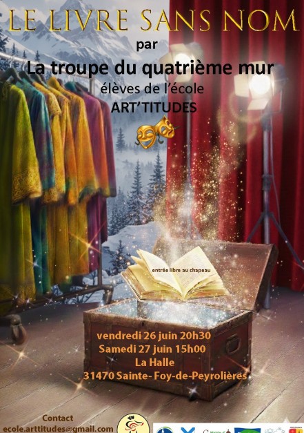 SPECTACLE THÉÂTRE : LE LIVRE SANS NOM