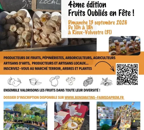 4ÈME ÉDITION DES FRUITS OUBLIÉS EN FÊTE